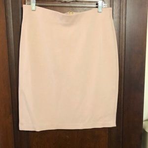 Blush Pink Pencil Skirt